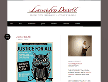 Tablet Screenshot of laurelyndossett.com